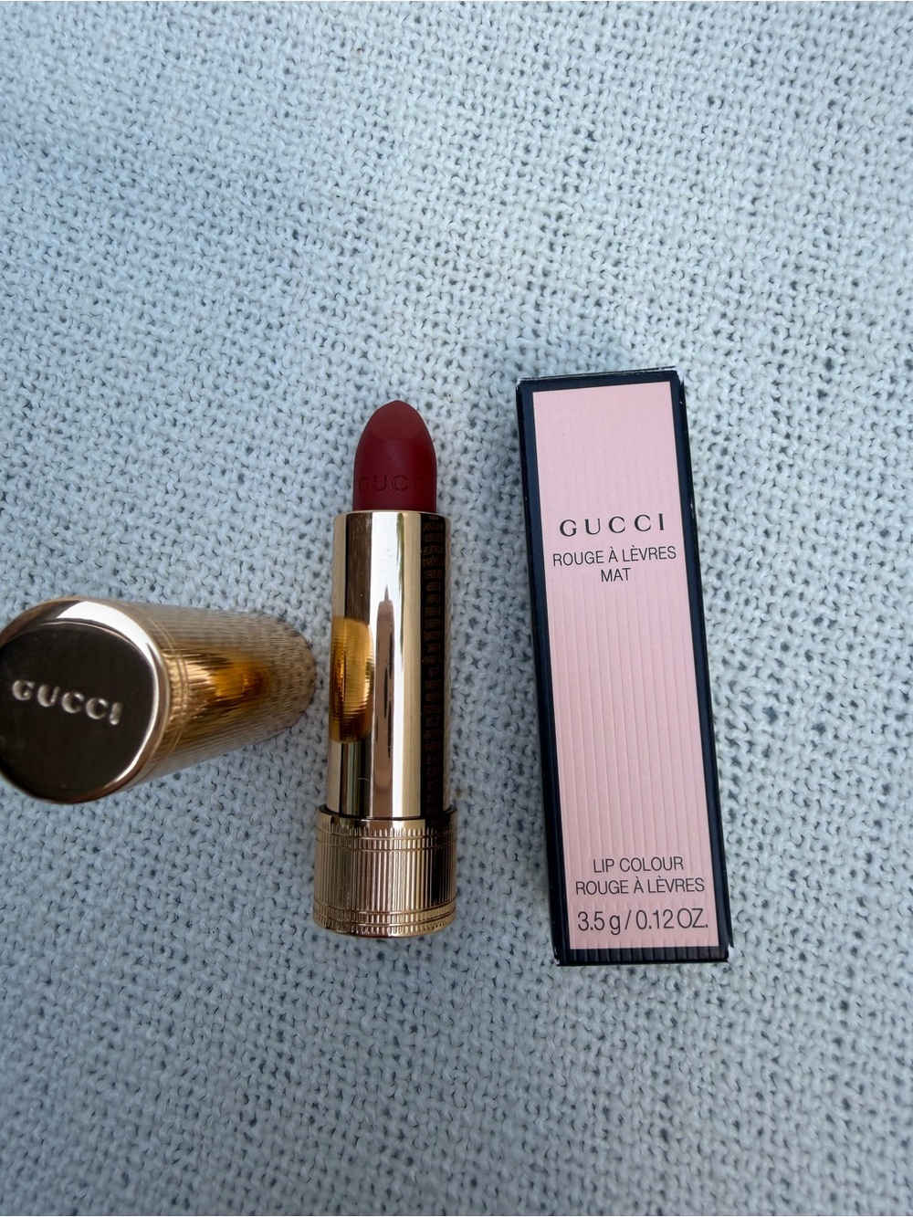 NIB Gucci Rouge à Lèvres Mat Lipstick - Janet Rust